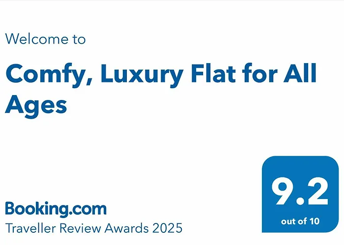 Comfy, Luxury Flat For All Ages